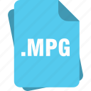 blue, extension, file, mpg, page, type