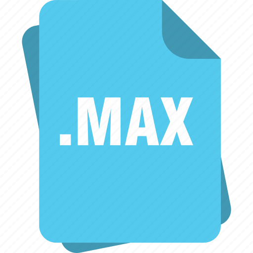 Blue, extension, file, max, page, type icon - Download on Iconfinder