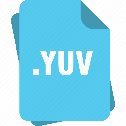 Blue, extension, file, page, type, yuv icon - Download on Iconfinder