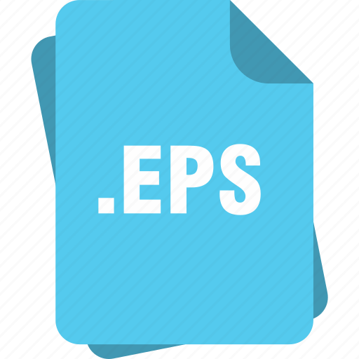 Blue, eps file, extension, file, page, type, eps icon - Download on Iconfinder