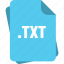 blue, extension, file, page, txt, type