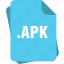apk, blue, extension, file, page, type 