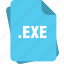 blue, exe, extension, file, page, type 