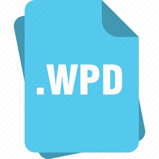 Blue, extension, file, page, type, wpd icon - Download on Iconfinder
