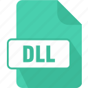 dll, dynamic link library, extension, file, type