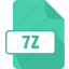 extension, file, type, zip 7z, zip compressed file 