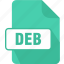 deb, debian software package, extension, file, type 