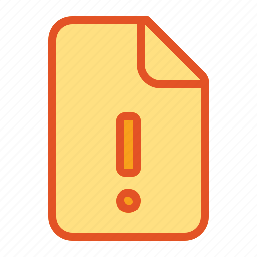 Alert, document, file, files, notice, paper icon - Download on Iconfinder
