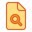 document, files, find, magnifier, page, search, zoom 