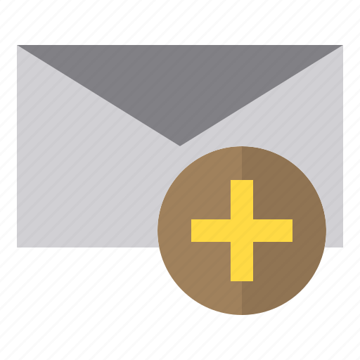 Mail, plus, communication, computer, data icon - Download on Iconfinder