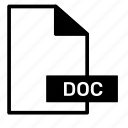doc, file, document, folder