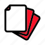 file, multiple, documents, archive, storage 