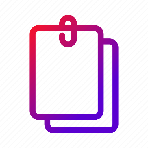 Attach, file, upload, document, attachment icon - Download on Iconfinder