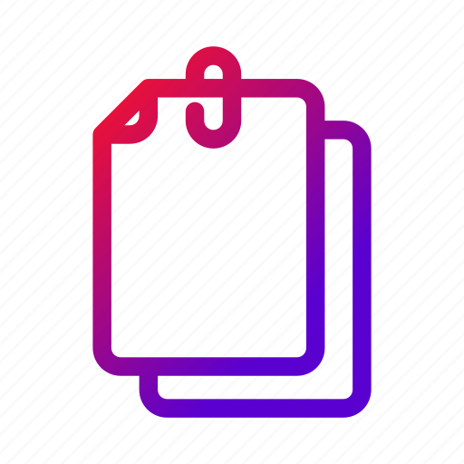 Attach, file, upload, link, document, paperclip icon - Download on Iconfinder