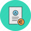 account statement, banking, document, euro, report, trade, user