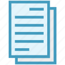 document lists, documents, files, pages, papers, texts 