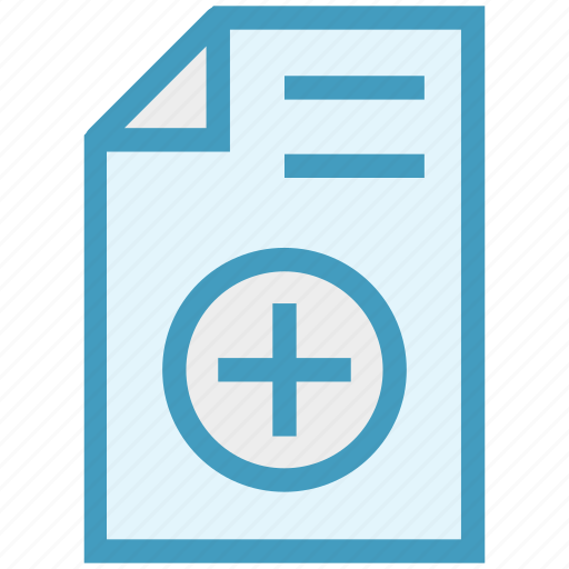 Document, document list, file, page, paper, plus, text icon - Download on Iconfinder