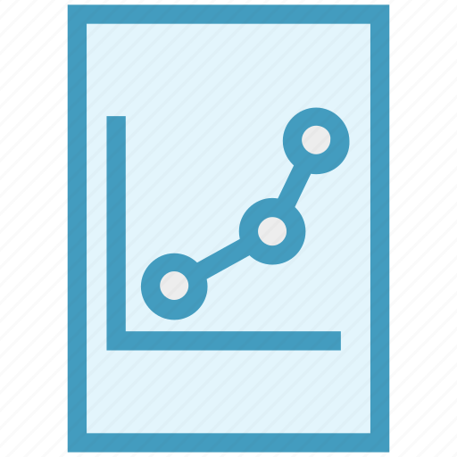 Arrow, chart, document, file, page, report, statistics icon - Download on Iconfinder