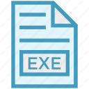 document, document list, exe, extension, file, format, page 