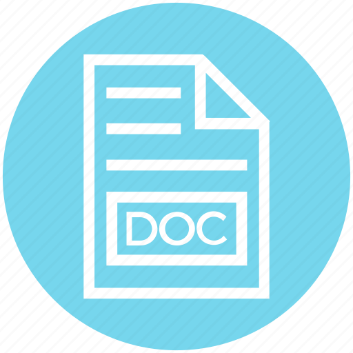 Doc, document, document list, extension, file, format, page icon - Download on Iconfinder