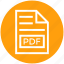 document, document list, extension, file, format, page, pdf 