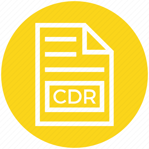 Cdr, document, document list, extension, file, format, page icon - Download on Iconfinder