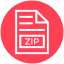 document, document list, extension, file, format, page, zip 