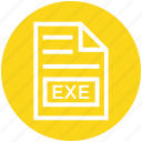 document, document list, exe, extension, file, format, page