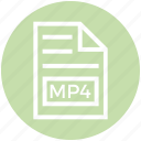 document, document list, extension, file, format, mp4, page