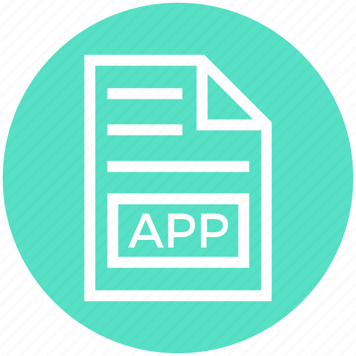 App, document, document list, extension, file, format, page icon - Download on Iconfinder