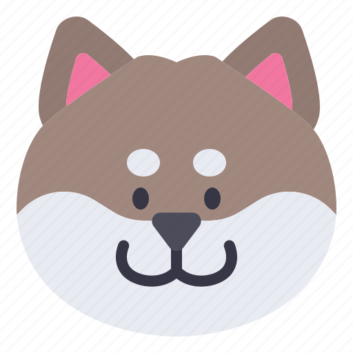 Dog, pet, animal, shiba, shibainu icon - Download on Iconfinder