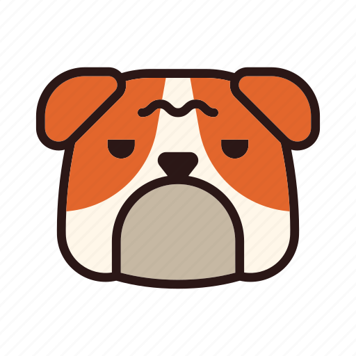 Animal, breed, bulldog, dog, pedigree, pet, purebred icon - Download on Iconfinder