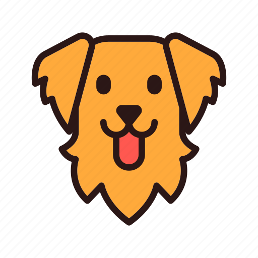Breed, canine, dog, golden, pedigree, pet, retriever icon - Download on Iconfinder