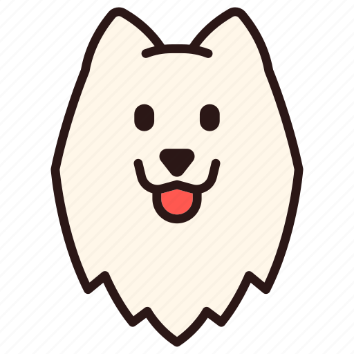 Animal, breed, dog, pedigree, pet, purebred, samoyed icon - Download on Iconfinder