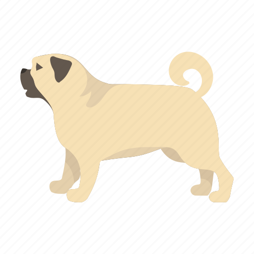 Breed, dog, mammal, pet, pug icon - Download on Iconfinder