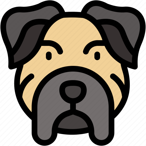 Pug, animal, dog, mammal, pets icon - Download on Iconfinder