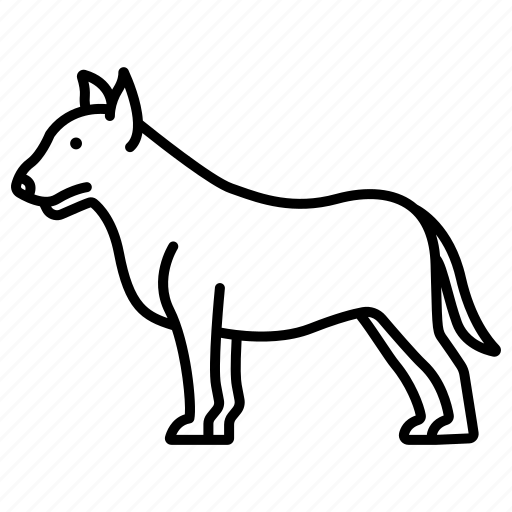 Bullterrier icon - Download on Iconfinder on Iconfinder