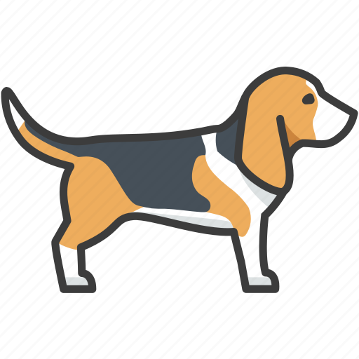 Basset, hound, dog, english, short icon - Download on Iconfinder