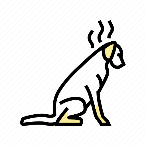 Punished, dog, domestic, animal, accessories, yorkshire icon - Download on Iconfinder