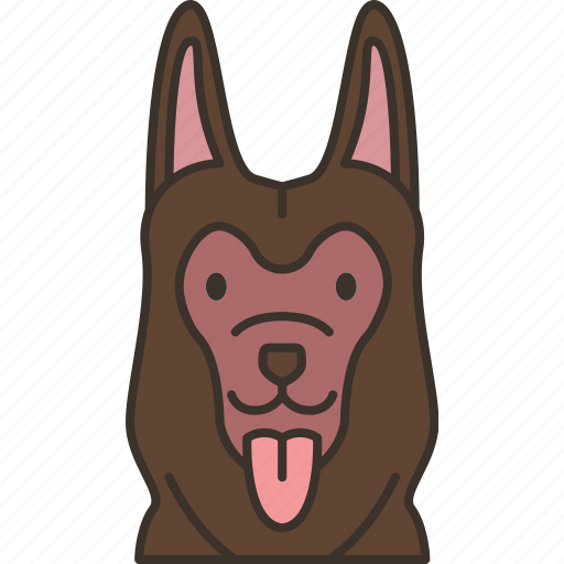 German, shepherd, sheepdog, pet, canine icon - Download on Iconfinder
