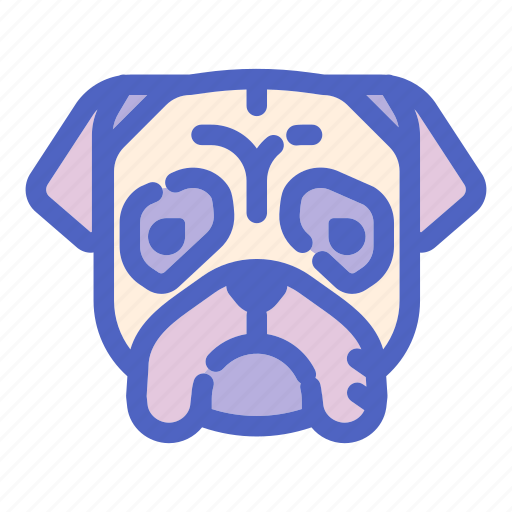 Animal, canine, dog, dogs, face, pet, pug icon - Download on Iconfinder