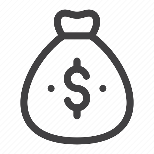Cash, coin, dollar, money, sack icon - Download on Iconfinder