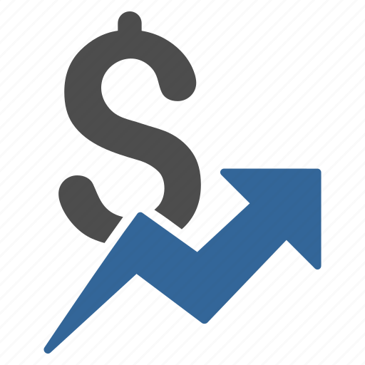 Arrow, chart, dollar, graph, sales growth, statistics, trend icon - Download on Iconfinder