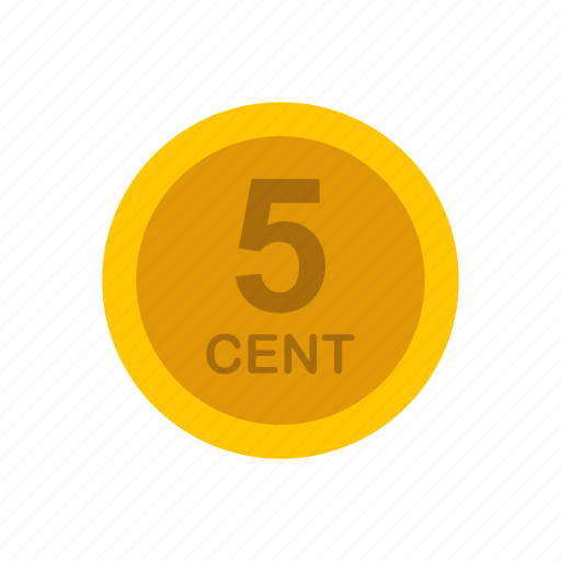 Coin, five, five cent, money icon - Download on Iconfinder