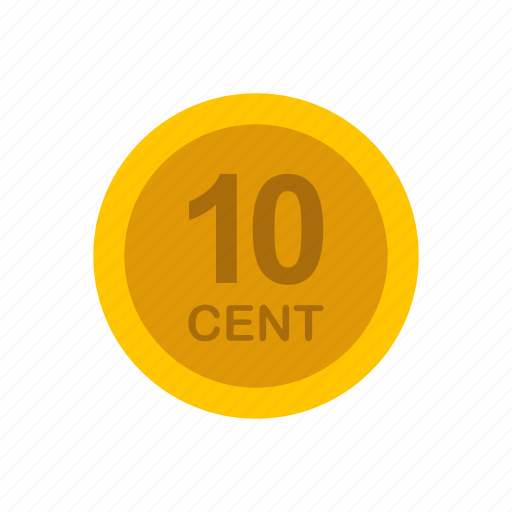 Coin, money, ten, ten cents icon - Download on Iconfinder