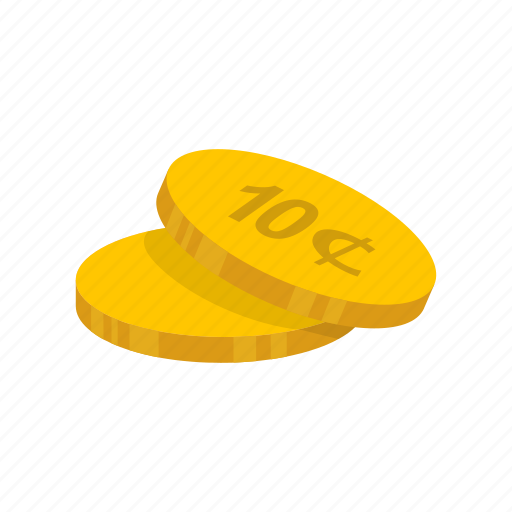 Cents, coins, ten, ten cents icon - Download on Iconfinder