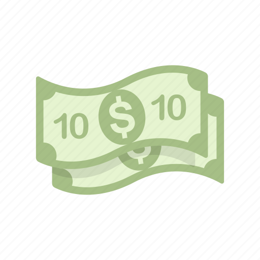 Bill, money, ten, ten dollars icon - Download on Iconfinder