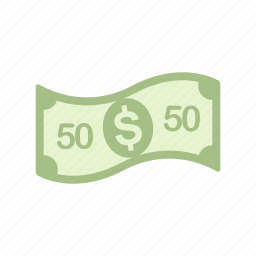 Fifty, fifty dollar, money, fifty dollar bill icon - Download on Iconfinder