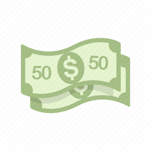 Fifty, fifty dollars, money, fifty dollar bill icon - Download on Iconfinder