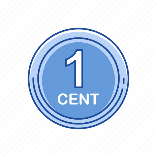 Cent, coin, money, one cent icon - Download on Iconfinder